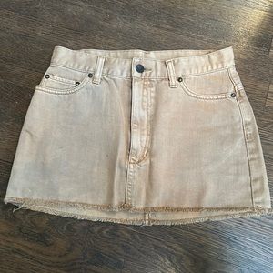 Free people size 2 Jean skirt